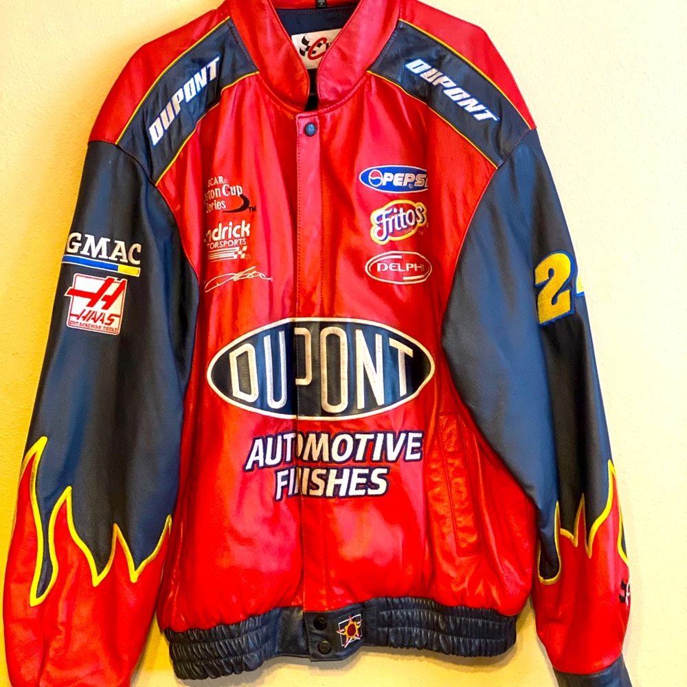 Jeff Gordon Du Pont Leather Jacket